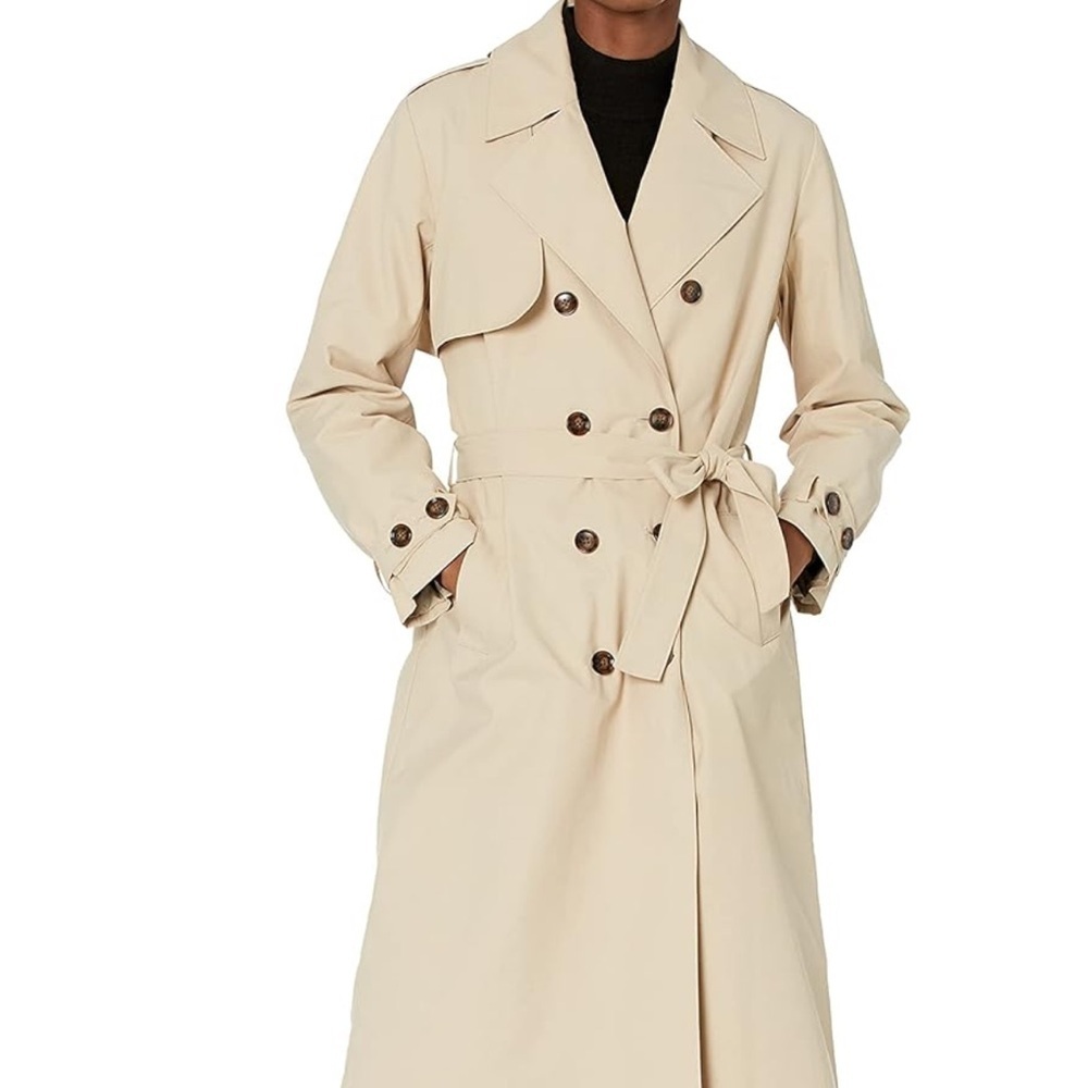 The Drop Hummus Colored Trench Coat